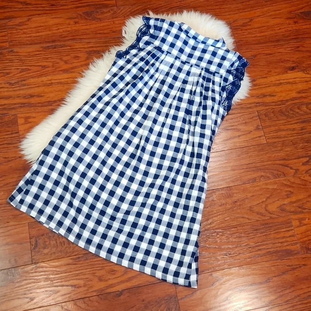 Anthropologie Dear Creatures Gingham Cottagecore Shirt Dress - Picture 2 of 5